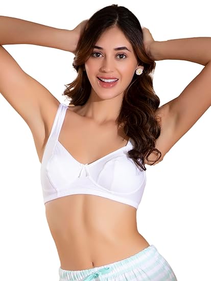 Clovia Women’s Cotton Full-Coverage Bra – Soft Everyday Suppor